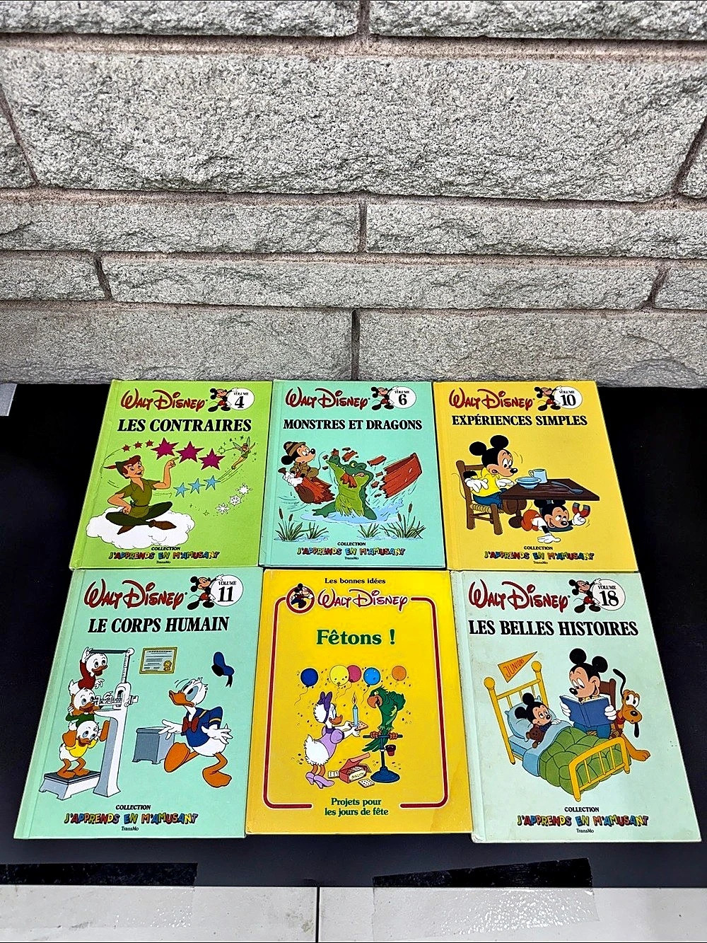 Walt Disney J'apprends en m'amusant Disney Learning Book Set of 6
